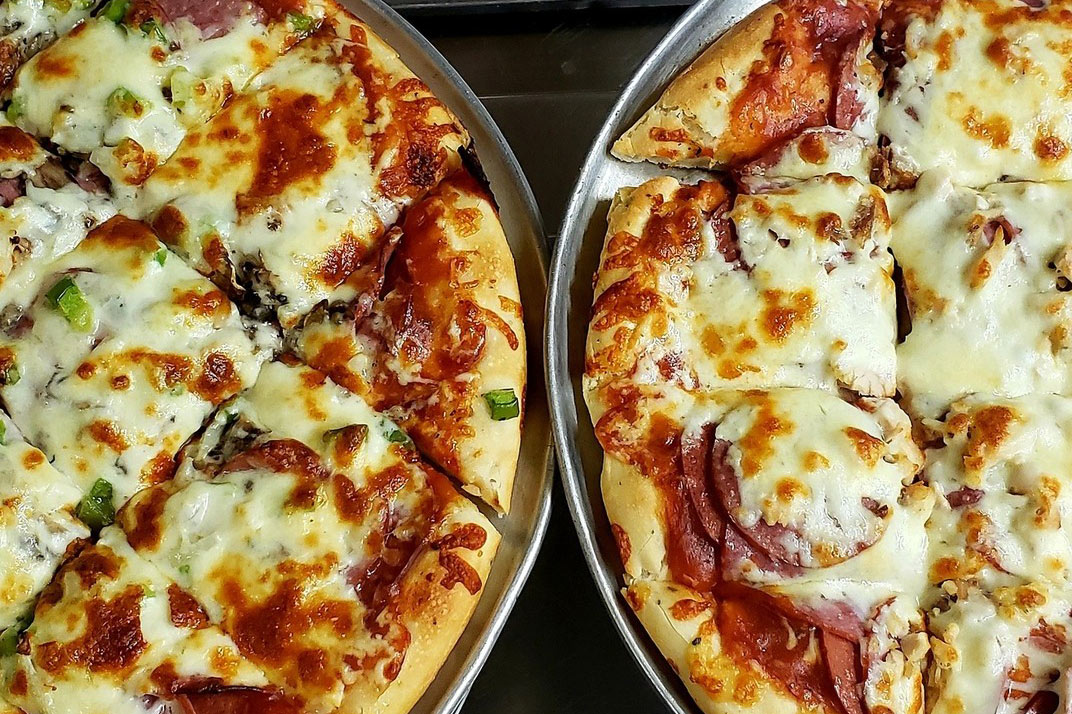 Copper kettle pizzas